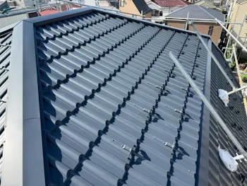 東京都中野区のお客様の外壁塗装・屋根カバー工法工事　具体的な工事内容3