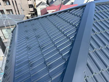 東京都中野区のお客様の外壁塗装・屋根カバー工法工事　具体的な工事内容4