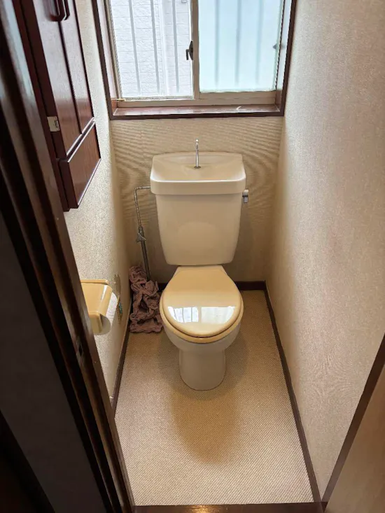 工事前　茨城県土浦市のお客様のトイレ工事