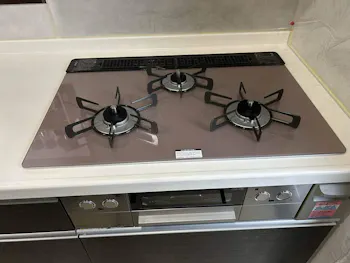 東京都八王子市のお客様のビルトインコンロ・ガスコンロ工事　具体的な工事内容1