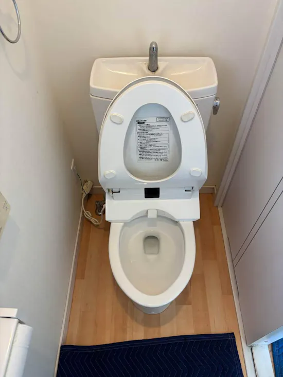 工事前　茨城県ひたちなか市のお客様のトイレ工事