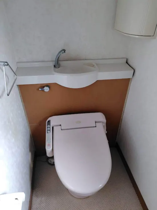 工事前　茨城県ひたちなか市のお客様のトイレ工事