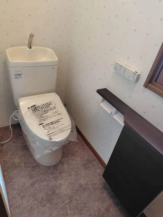 工事後　茨城県ひたちなか市のお客様のトイレ工事