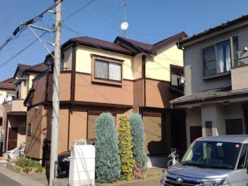 埼玉県白岡市のお客様の屋根・外壁塗装工事