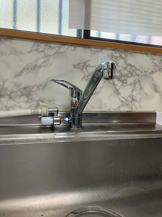 工事後　群馬県高崎市のお客様の水栓工事