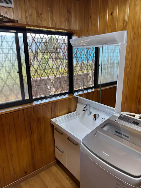 工事後　茨城県桜川市のお客様の洗面化粧台交換工事