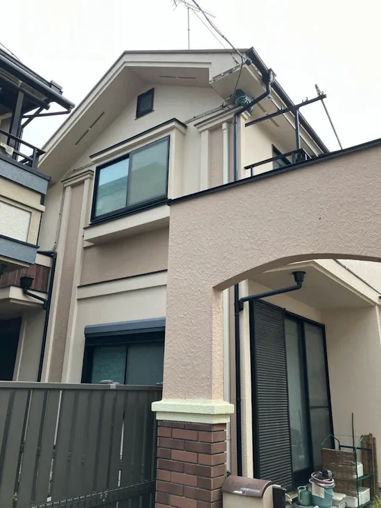 工事前　東京都福生市のお客様の外壁、屋根塗装工事