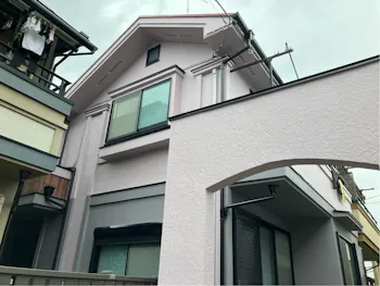 東京都福生市のお客様の外壁、屋根塗装工事