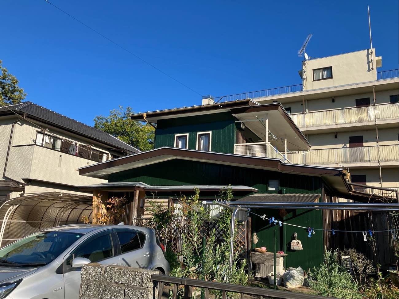 東京都西多摩郡瑞穂町のお客様の外装補修・塗装工事