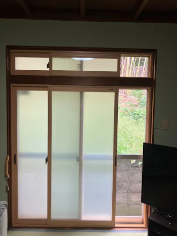 岡山県倉敷市のお客様の窓・サッシの交換・リフォーム工事　具体的な工事内容1