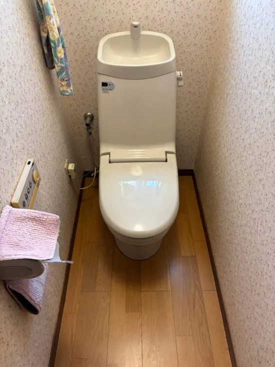 工事前　茨城県鉾田市のお客様のトイレ工事