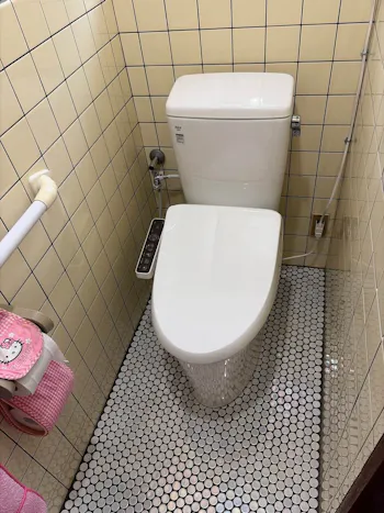 山梨県大月市のお客様のトイレ工事