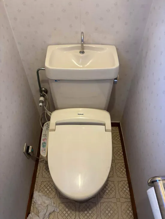 工事前　茨城県土浦市のお客様のトイレ工事