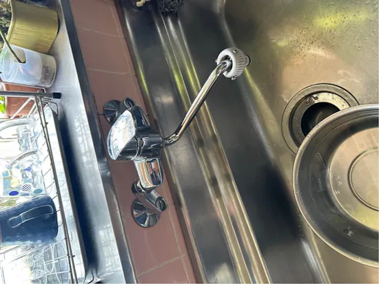 工事前　宮城県仙台市宮城野区のお客様の水栓工事