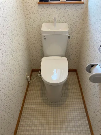 静岡県袋井市のお客様のトイレ工事　具体的な工事内容1