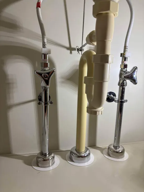 工事後　茨城県つくば市のお客様の水栓工事