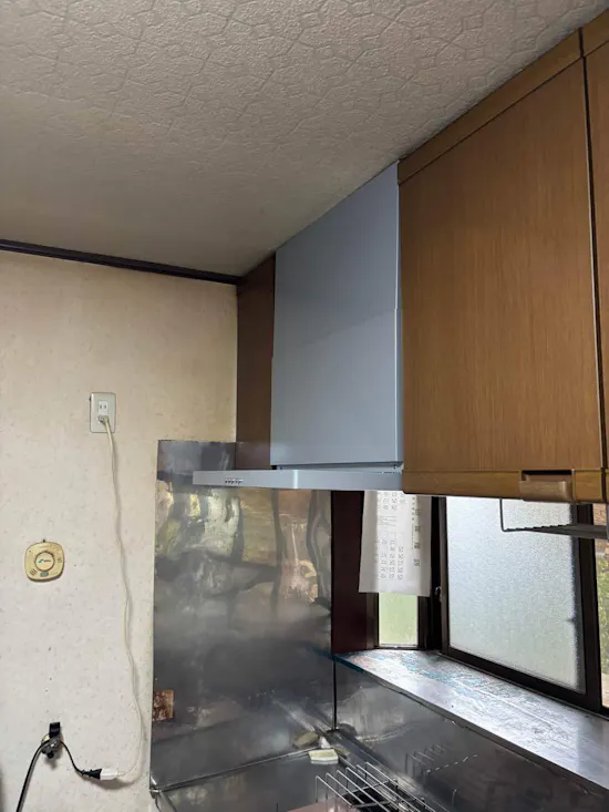 工事後　茨城県桜川市のお客様のビルトインコンロ・ガスコンロ工事