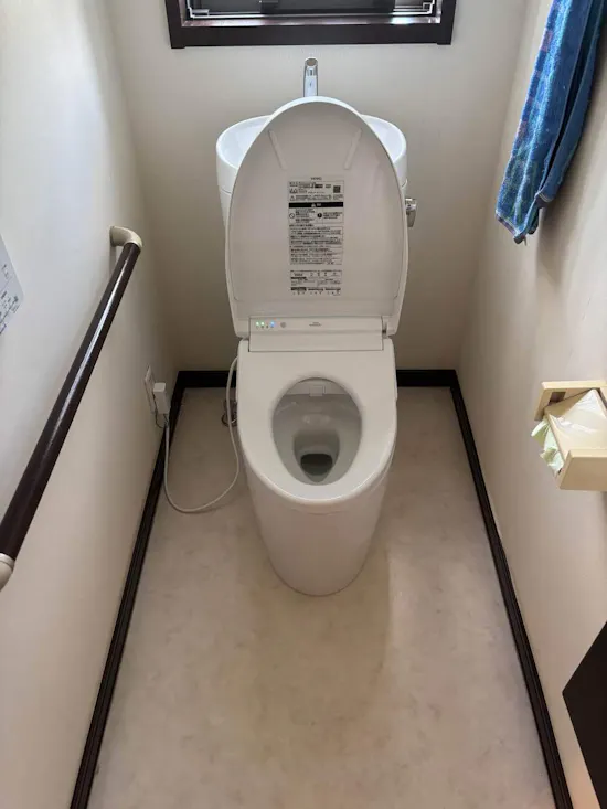 工事後　茨城県牛久市のお客様のトイレ工事