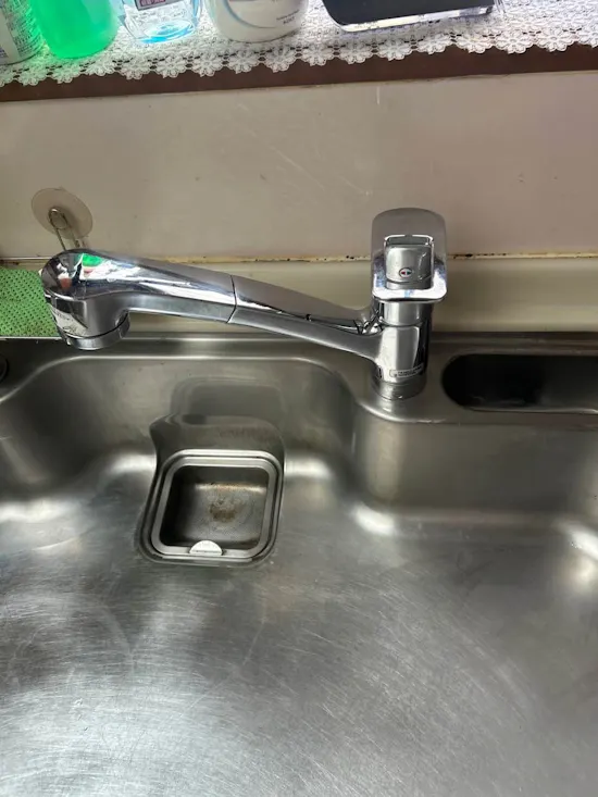 工事前　宮城県仙台市宮城野区のお客様の水栓工事