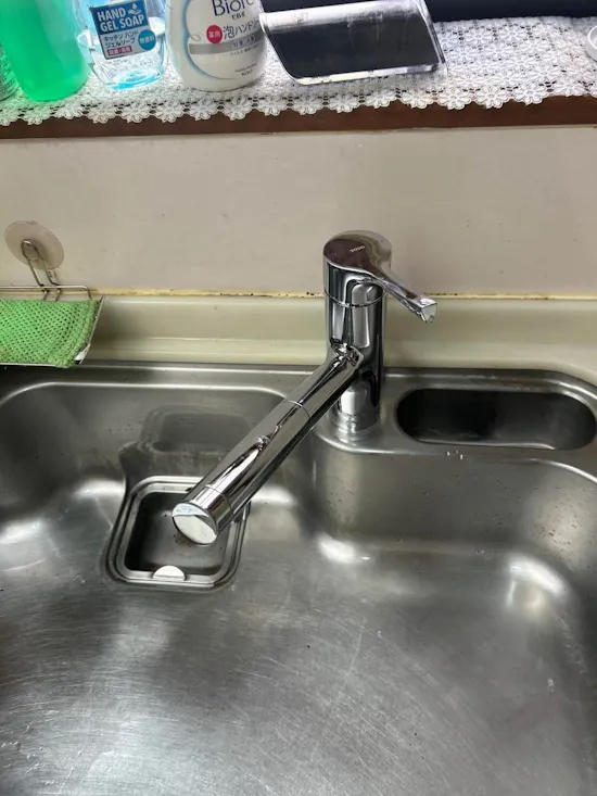 工事後　宮城県仙台市宮城野区のお客様の水栓工事