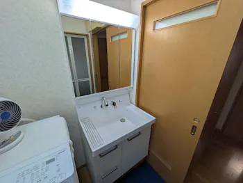 静岡県沼津市のお客様の洗面化粧台交換工事