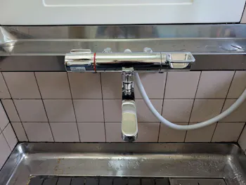 静岡県周智郡森町のお客様の浴室混合水栓交換工事