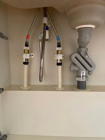 宮城県宮城郡七ヶ浜町のお客様の水栓工事　具体的な工事内容2