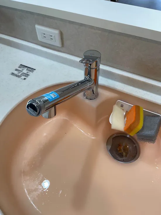 工事後　宮城県宮城郡七ヶ浜町のお客様の水栓工事