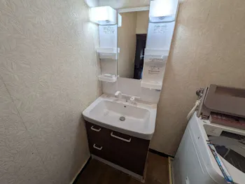 静岡県駿東郡小山町のお客様の洗面化粧台工事