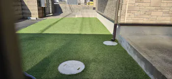 茨城県日立市のお客様の人工芝、砕石工事　具体的な工事内容3