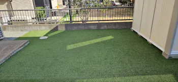 茨城県日立市のお客様の人工芝、砕石工事　具体的な工事内容2