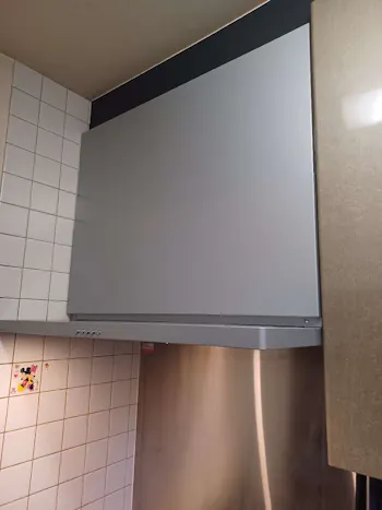 東京都八王子市のお客様のレンジフード交換工事