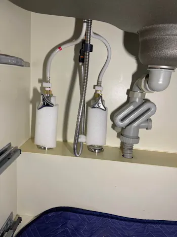 宮城県塩竈市のお客様のキッチン水栓工事　具体的な工事内容1