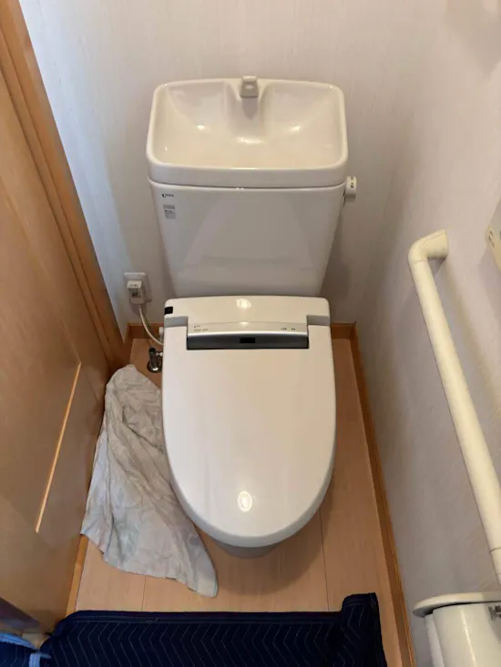 工事前　茨城県水戸市のお客様のトイレ工事
