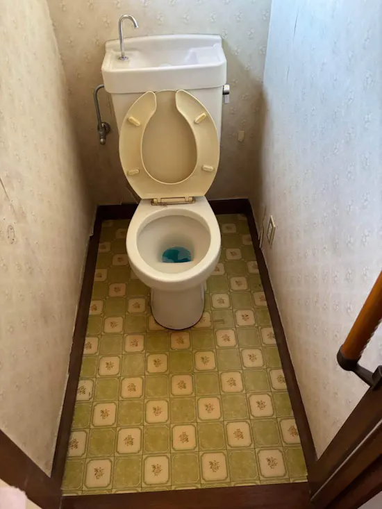工事前　茨城県北茨城市のお客様のトイレ工事