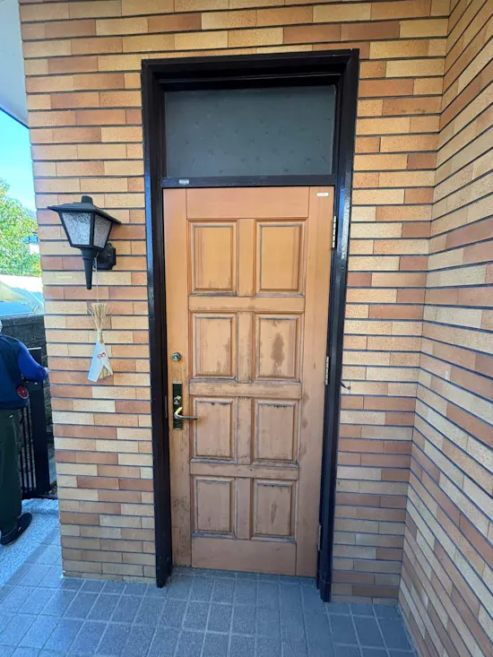 工事前　埼玉県蓮田市のお客様のアプローチ・玄関アプローチ工事工事