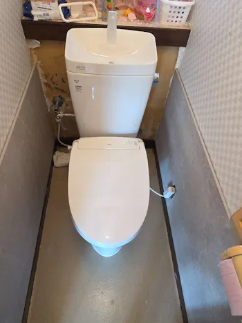 栃木県芳賀郡市貝町のお客様のトイレ工事