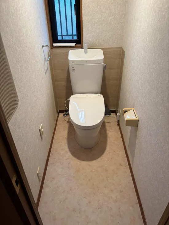 工事後　茨城県筑西市のお客様のトイレ交換工事