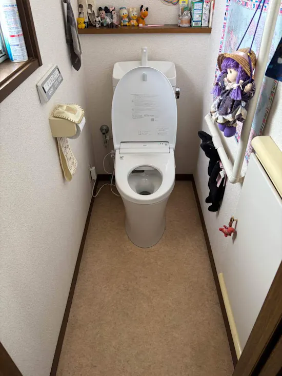 工事後　茨城県水戸市のお客様のトイレ工事