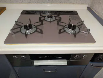 静岡県静岡市清水区のお客様のビルトインコンロ・ガスコンロ工事