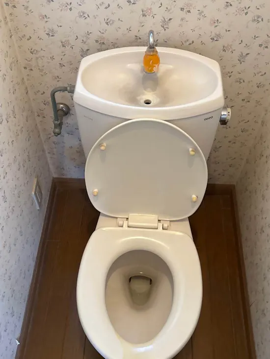 工事前　群馬県安中市のお客様のトイレ工事