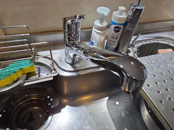 栃木県宇都宮市のお客様のキッチン水栓工事