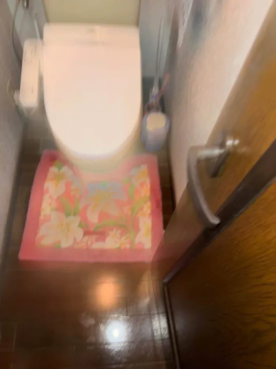 工事前　茨城県かすみがうら市のお客様のトイレ工事