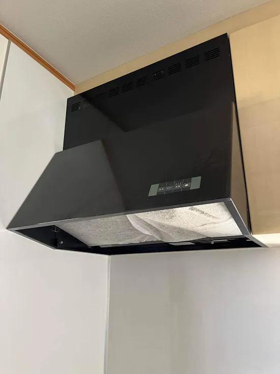 工事前　埼玉県久喜市のお客様のビルトインコンロ・ガスコンロ工事