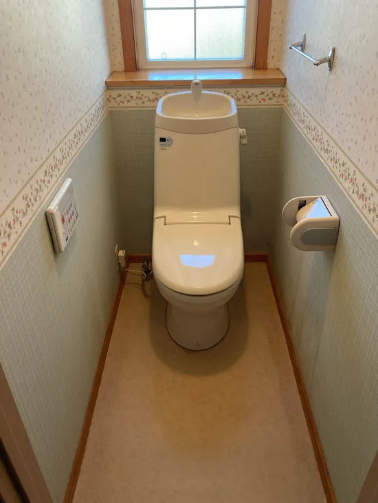 工事前　静岡県袋井市のお客様のトイレリフォーム工事