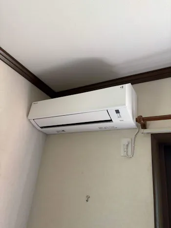 茨城県土浦市のお客様のエアコン工事