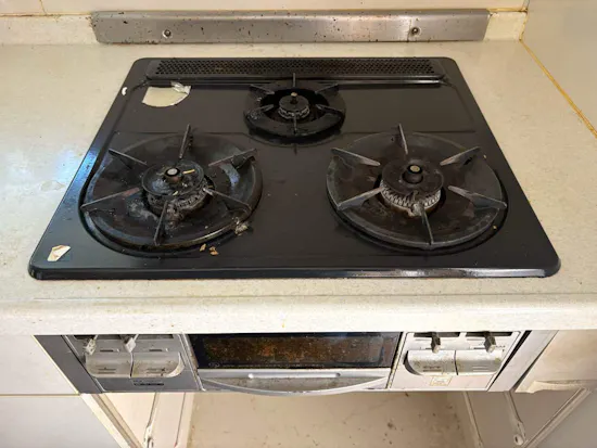 工事前　東京都日野市のお客様のビルトインコンロ・ガスコンロ工事