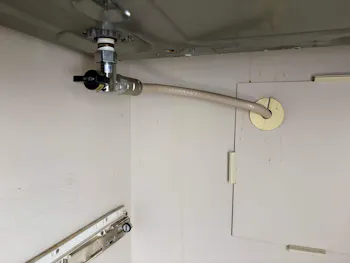 東京都日野市のお客様のビルトインコンロ・ガスコンロ工事　具体的な工事内容2