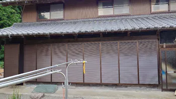 三重県いなべ市のお客様のシャッター・面格子・ルーバー工事
