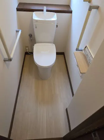 栃木県宇都宮市のお客様のトイレ工事